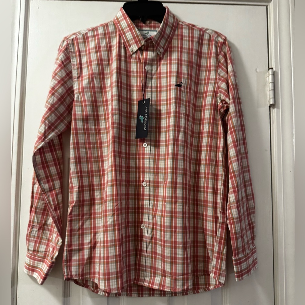 Properly tied Plaid Long-Sleeve Button-Down Shirt for Kids